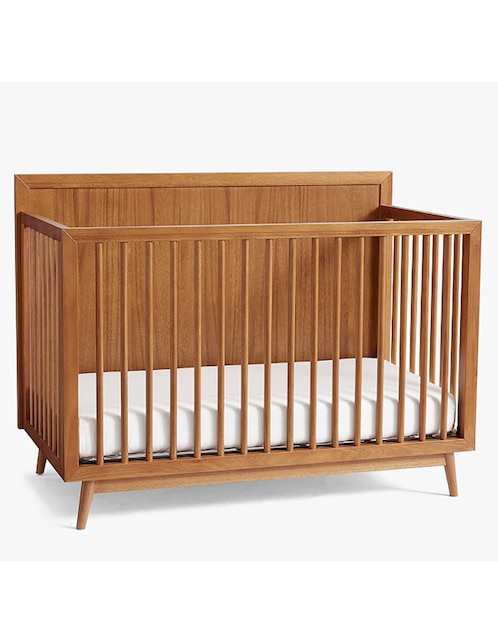 Cuna Mid Century Convertible a Cama Matrimonial